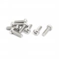 M5x16mm 316 Stainless Steel Pan Head Torx Socket Cap Security Screw 8pcs 