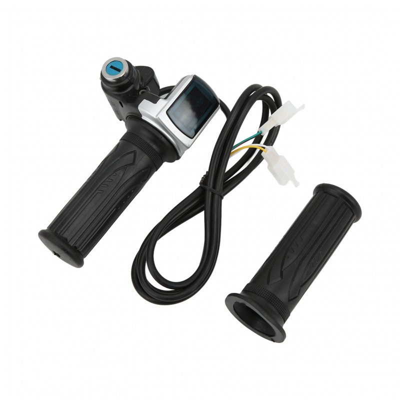 36v 1000w Brushed Motor Controller And Locking Throttle Grip With Battery Display For Electric Bike Mini Scooter 22mm Handlebar