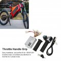 36v 1000w Brushed Motor Controller And Locking Throttle Grip With Battery Display For Electric Bike Mini Scooter 22mm Handlebar