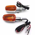 Httmt Mt303-011- 10mm Stalk Turn Signals Blinker Lights Compatible With Kawasak Yamah Suzuk H-d