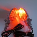 Httmt Mt303-011- 10mm Stalk Turn Signals Blinker Lights Compatible With Kawasak Yamah Suzuk H-d