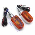 Httmt Mt303-011- 10mm Stalk Turn Signals Blinker Lights Compatible With Kawasak Yamah Suzuk H-d