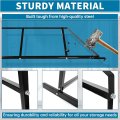 Hecasa 60 X22 Shipping Container Shelving Bracket Diy Adjustable 3-tier 1100 Lbs Load Capacity Shelf Brackets For Heavy Duty