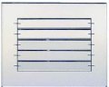 C R Laurence Amg1080 Crl Clear 10 X 8 Adjustable Louver Acrylic Mirror Grille 
