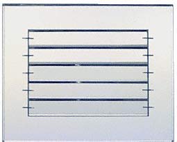 C R Laurence Amg1080 Crl Clear 10 X 8 Adjustable Louver Acrylic Mirror Grille