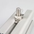 Uxcell M5x25mm T Slot Drop-in Bolt And M5 Hexagon Flange Nut Set 10 Sets Hammer Head-bolt T Shape Stud Sliding Screw For 20