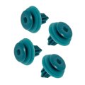 Door Trim Panel Retainers For Lexus Is300 2003 2004 2005 Nylon Turquoise 5 3mm Center Groove 13 2mm Head Diameter 101181300a 