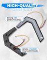 Led Turn Signal Fang Lights Front Grille Accent Light Signature Assembly For Polaris General 1000 4 Xp Xp4 2016-2023