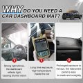 Cartist Dash Cover Compatible With Ford Ranger 2019 2020 2021 2022 Without Hud Dashboard Carpet Mat Non-slip