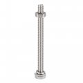 Uxcell M6 X 80mm Hex Head Screws Bolts Nuts Flat Lock Washers Kits 304 Stainless Steel Fully Thread Hexagon 6 Sets