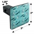 Aquaman Movie Fish And Ships Pattern Tow Trailer Hitch Cover Plug Insert