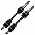 Caltric Front Right And Left Complete Cv Joint Axle Compatible With Yamaha Wolverine 350 Yfm350fx 4wd 1995-2000