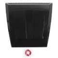Car Hood Cover Air Intake Glossy Black Abs Material Heat Dissipation Design 51x48cm Size For F Series Vehicles