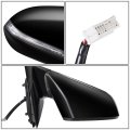 Hy1321238 Factory Style Passenger Right Side Mirror Manual Folding Power Adjust Heated Glass Turn Signal Blind Spot Detection