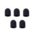 Vacuum Caps Rubber Material Black 1 2 In Inside Diameter 5 Pieces Alx-pau-rb-650-007-cl360a50 