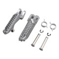 Tcmt Driver Passenger Footpegs Pegs Bracket Fit For Kawasaki Zx10r 2021-2025 Silver
