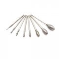 Luo Ke 8 Pcs 400 Grit Fine Polishing Diamond Coated Grinding Tip 2 35 Mm Mandrel Mounted Carving Tool For Rotary G Type Egg 