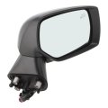 Passenger Side Door Mirror For 2015 Subaru Xv Crosstrek Paintable Heated Power Manual Folding Without Signal Light Su1321134 