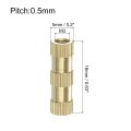 Knurled Insert Nuts 30pcs M3 X 16mm L 5mm Od Thread Printing Brass Female Threadeds Heat Set Insert Embedment