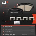 A-premium Front Ceramic Disc Brake Pads Set Compatible With Hyundai Elantra Gt 2016 Kia Forte 2017-2018 Koup 2017 Forte5 4 Pcs