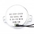Synchronous Motor Ac 220-240v 4w 50 60hz Ccw Cw Electric Synchron Geared For Fan Ventilation Mechanism Heater 0 8-1rpm