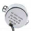 Synchronous Motor Ac 220-240v 4w 50 60hz Ccw Cw Electric Synchron Geared For Fan Ventilation Mechanism Heater 0 8-1rpm