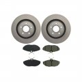 A-partrix Rear Disc Brake Pads And Rotors Kit Fits Jaguar S-type Lincoln Ls 2000 2001 Thunderbird 2002 W406 