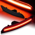 Rear Side Marker Lights Smoke Lens Led Strip For 2016 2018 Chevy Camaro 2014 Cadillac Cts And 2015 Ats Red Turn Signal Lamps 