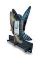 Colorful Wooden Bass Shaped Decorative Hanging Photo Frame And Wall Hooks 