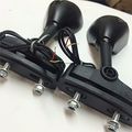 Matte Black Smoke Lens Led Turn Signal Mirrors Fit Triumph Daytona Tt600 Trophy Ducati Ninja See Description For Detail