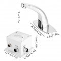 Touchless Bathroom Sink Faucet Automatic Motion Sensor Electronic Hands Hot Cold Activated