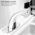 Touchless Bathroom Sink Faucet Automatic Motion Sensor Electronic Hands Hot Cold Activated