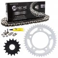 Niche Drive Sprocket Chain Combo For Honda Cbr900rr Front 16 Rear 43 Tooth 525v O-ring 108 Links