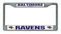 Rico Baltimore Ravens Chrome License Plate Frame 