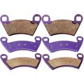 3 Pair Front And Rear Carbon Fiber Brake Pads For Polaris Ranger 400 500 700 800 900 Ev Crew Fa354 Fa452 