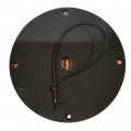 Weldon 7 Amber Warning Light Stainless Base Single-wire Smooth Lens 1080s-1100-20 