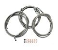 La Choppers Stainless Steel Brake Line Kit 15-17in Ape Hangers La-8052b16 