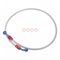 Uxcell 1 Set 90cm 35 43 Length 10mm Id Motorcycle Hydraulic Brake Line Oil Hose Pipe 28a 0a Rubber Braided Cable For Atv