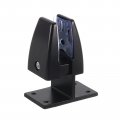 Uxcell Office Desk Partition Support Bracket 4pcs Divider Clamp Brackets Screen Clip Holders For 12-20mm Thick Black