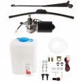 Labwork 12v Electric Motor Universal Utv Windshield Wiper Kit With Washer Pump Replacement For Polaris Ranger Rzr 900 1000