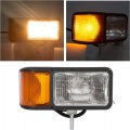 Ecotric Universal Light Snow Plow Lamp Headlight Turn Signal Snowplow Replacement For 80888 On Truck Pickup 2pcs