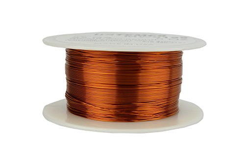 Temco 25 Awg Copper Magnet Wire 8 Oz 498 Ft 200a C Magnetic Coil Winding