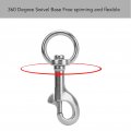 4pcs Swivel Eye Bolt Snap Hook 316 Stainless Steel Hole Spring Marine Grade Scuba Diving Clip For Ship 4 -316