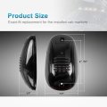 Partsam 5pcs 12leds Smoke White Cab Roof Top Marker Running Lights 264146bk Replacement For Dodge Ram 2003-2018 Smoked Lens