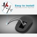 Partsam 5pcs 12leds Smoke White Cab Roof Top Marker Running Lights 264146bk Replacement For Dodge Ram 2003-2018 Smoked Lens