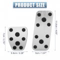 X Autohaux Anti Slip Aluminum Alloy Car Foot Pedal Pads Accelerator Gas Brake Clutch Cover Kit For Subaru Impreza Ge Gh Gr Gv