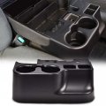 G-plus Center Console Cup Holder Compatible With Ford F250 F350 F450 F550 Super Duty Truck 1999-2001 Black