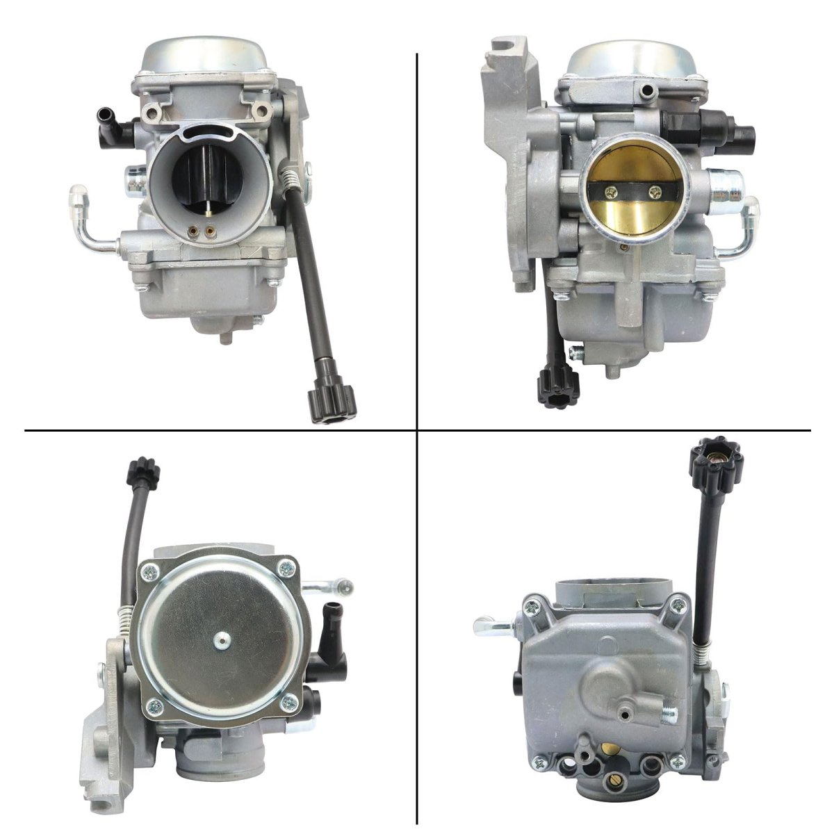 Carburetor Kit C15004-y004 For 2012-2018 Kawasaki Brute Force 300 Kvf300 Atv Golden Chrome Finish