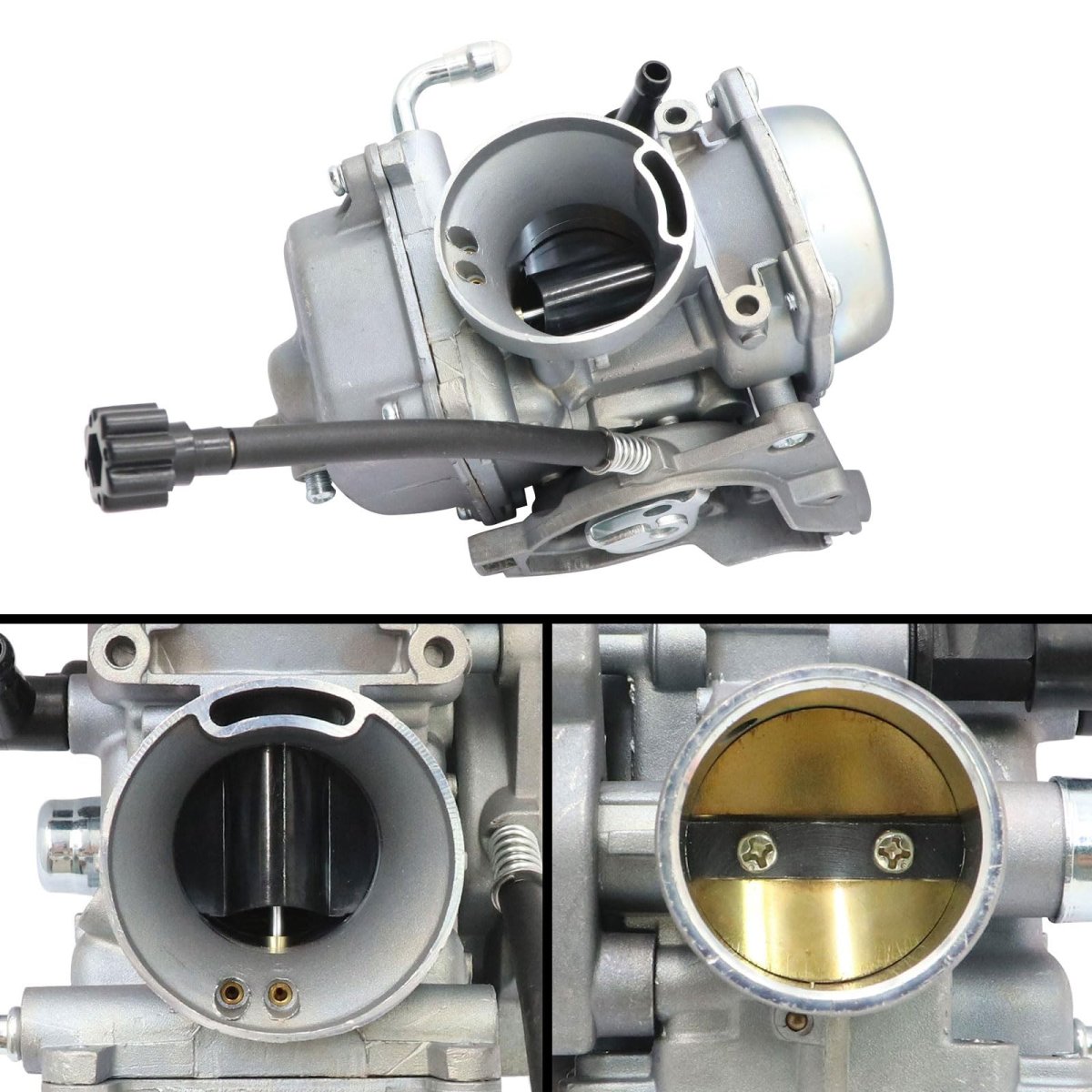Carburetor Kit C15004-y004 For 2012-2018 Kawasaki Brute Force 300 Kvf300 Atv Golden Chrome Finish