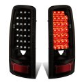 Dna Motoring Tl-gmcde00-led-bk-sm Led Tail Light Assembly Driver Passenger Side For 00-06 Yukon Xl Tahoe Suburban 